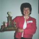 Rifa ToastMaster with a trophy